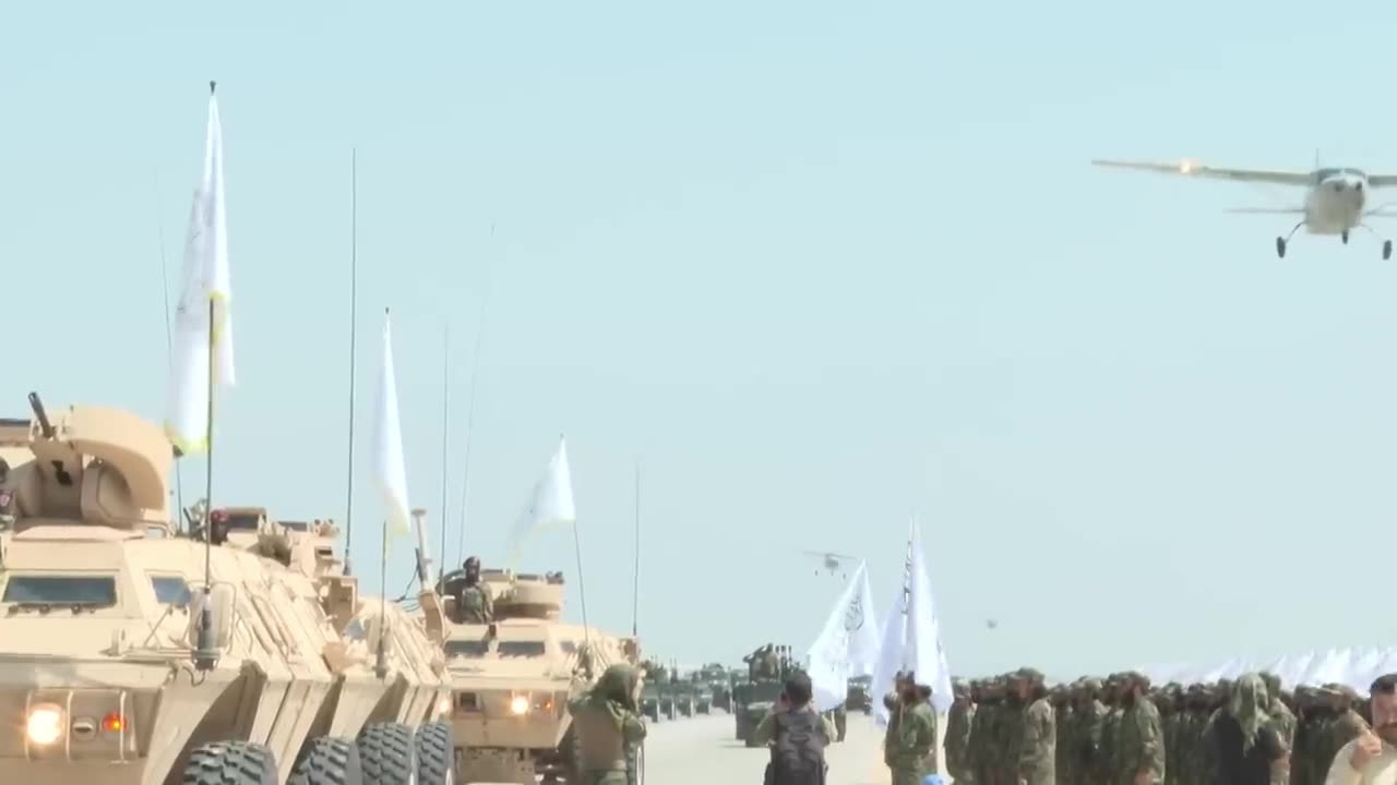 Taliban Parade US And Nato Equipment Celebrating 3 Yrs. In Power
