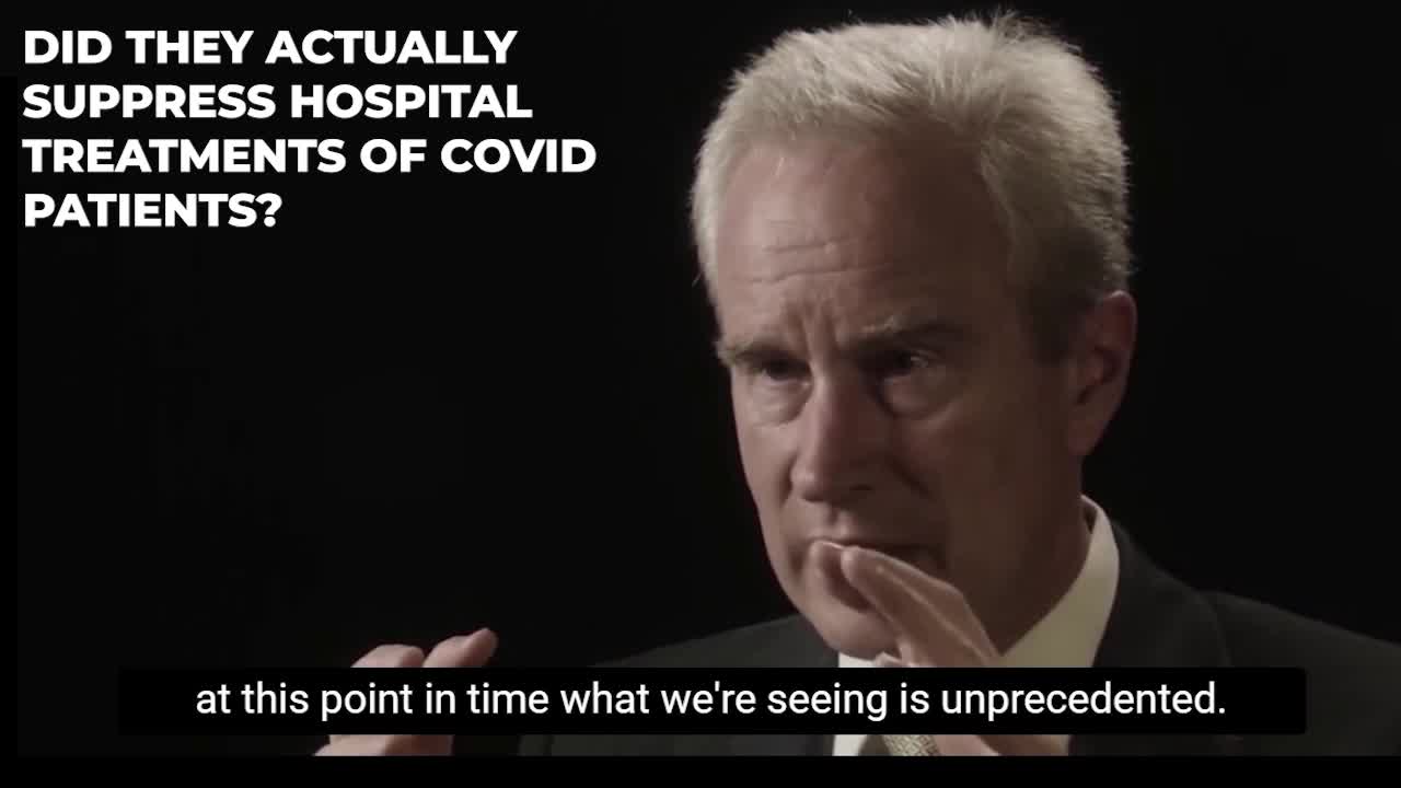 Did they Actually Suppress Hospital Treatments of Covid Patients? Dr. McCullough Shares