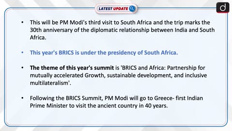 15th BRICS Summit_ Latest update