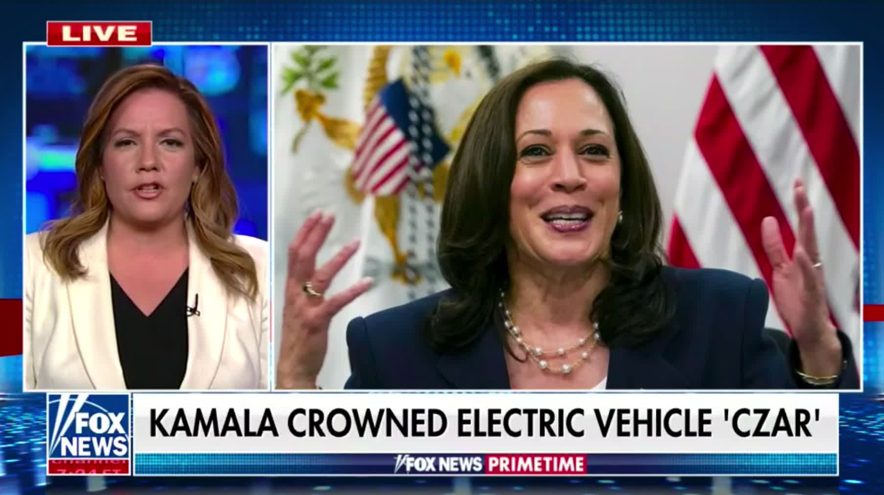 Mollie Hemingway on Kamala being crowned electric vehicle czar