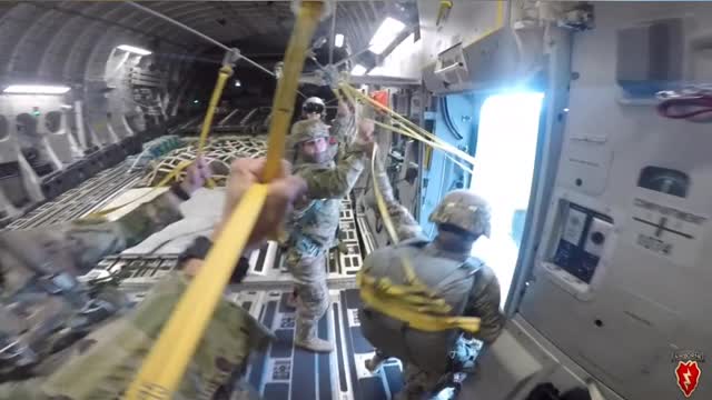 US military airborne operation