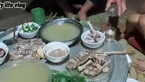 A rustic dinner is invited to you guys