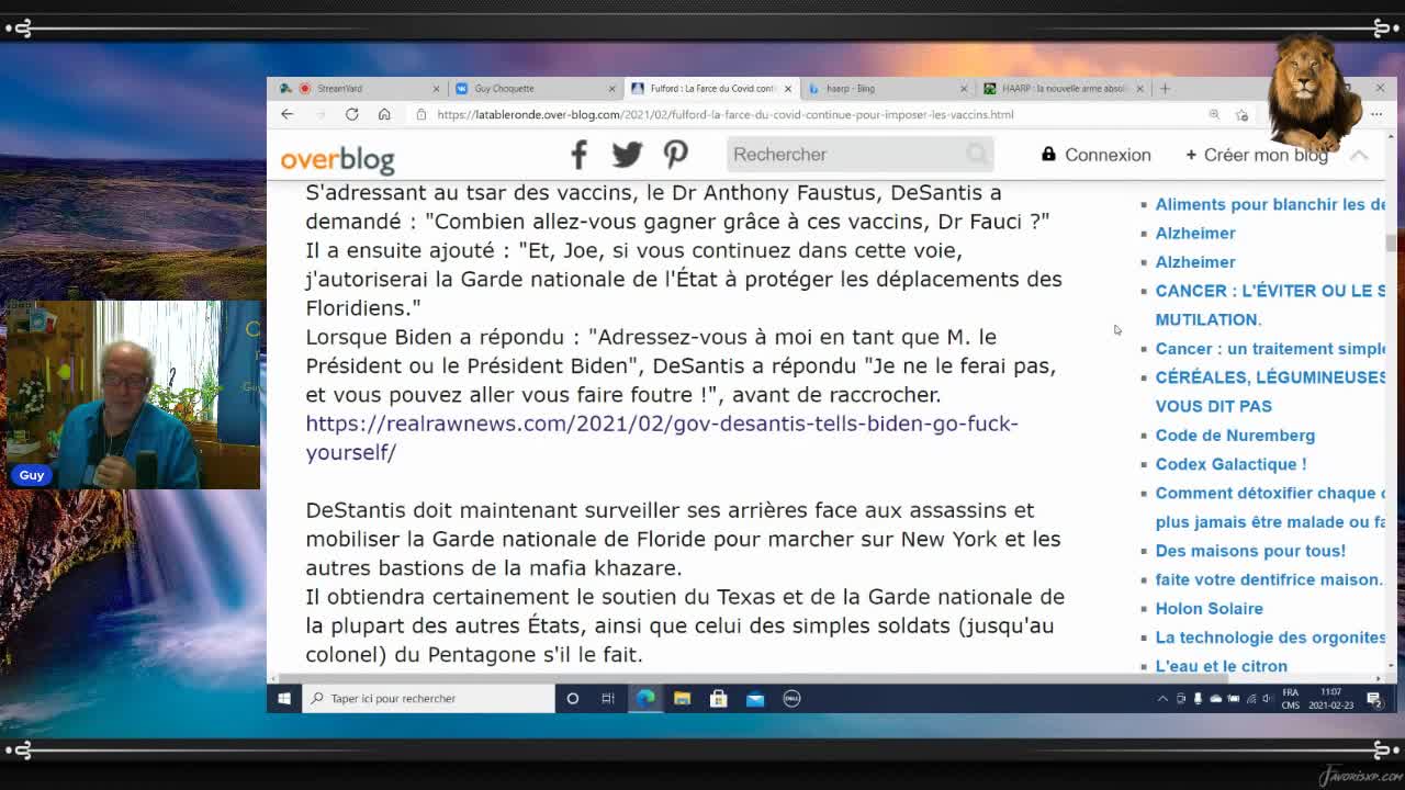 QMR 23 Février 2021 La Lumière GAGNE