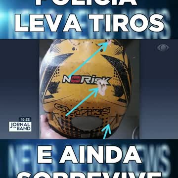 Policial leva tiros e ainda sobrevive