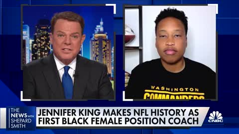 Jennifer King the NFL's first Black female position coach