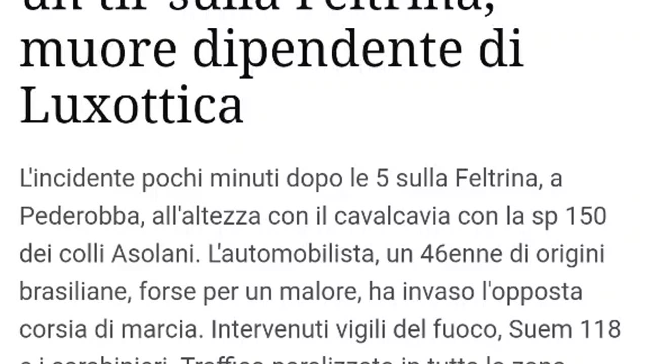 Quale oscura maledizione sarà scesa sulla Luxottica?