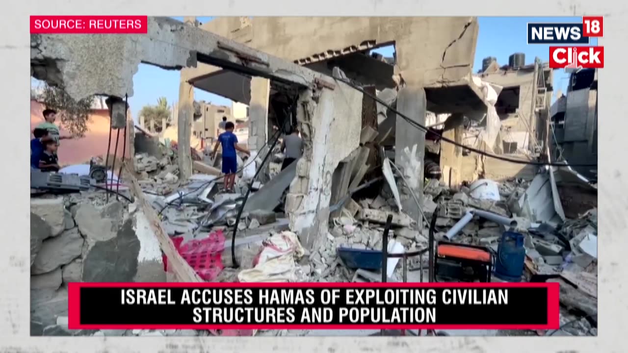 Israel Vs Hamas | Israeli Strike Hits Residential Building In Gaza's Nuseirat