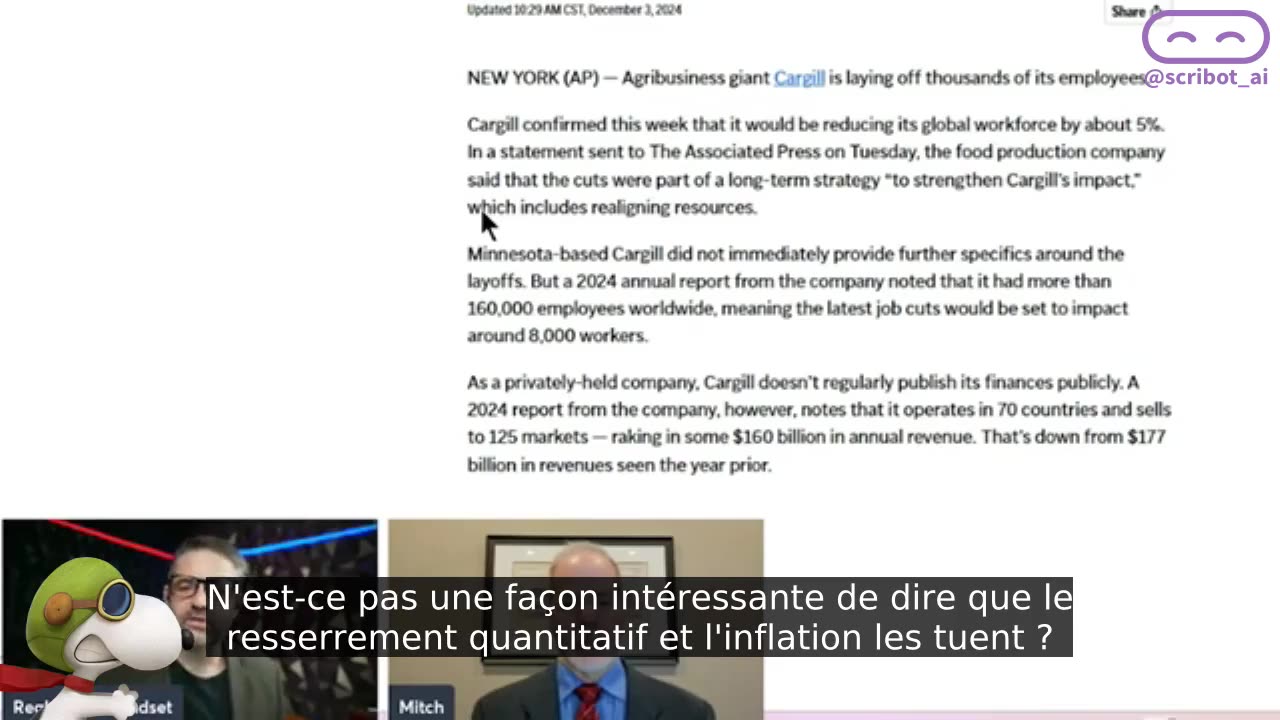 CARGILL PÈTE ! 8000 TRAVAILLEURS LICENCIÉS