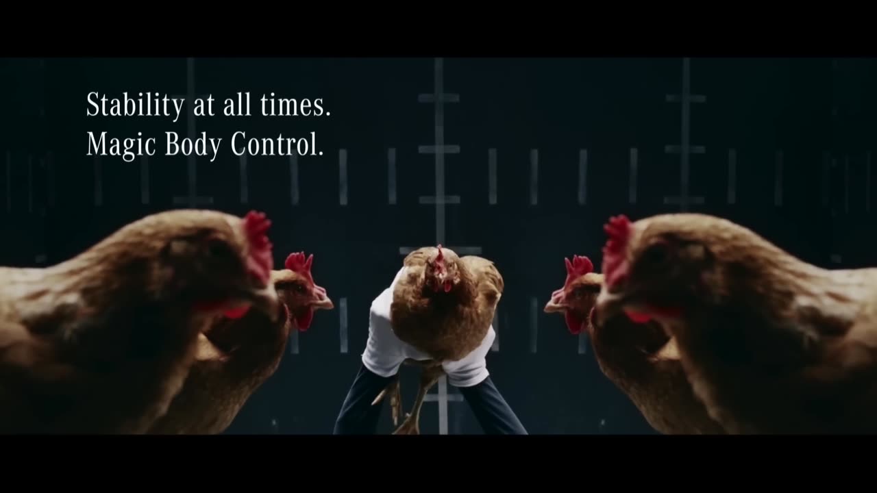 Mercedes-Benz “Chicken” MAGIC BODY CONTROL TV commercial