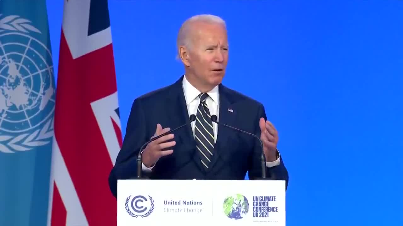 Joe Biden says that increase in gas prices show a need to invest in clean energy policies.