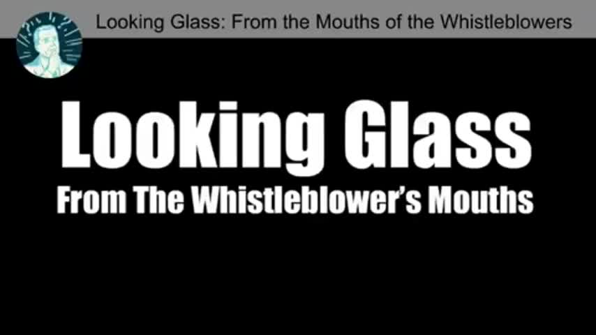 PROJECT LOOKING GLASS: FROM THE MOUTHS OF THE WHISTLEBLOWERS