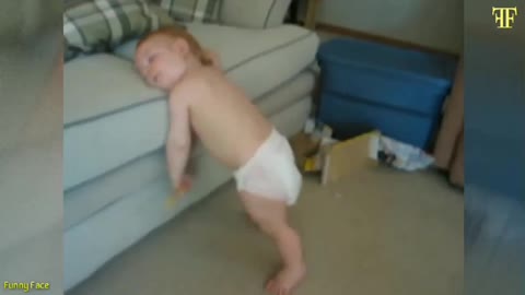 baby falls asleep while standing