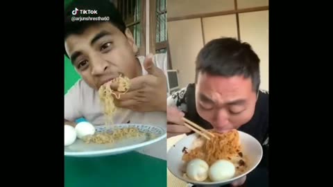 Funny Food Challange On TikTok