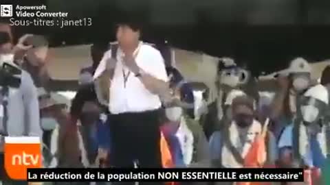 Evo Morales et le NWO