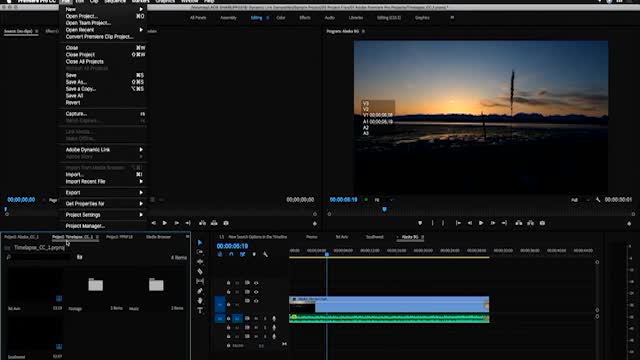 Premiere Pro CC 2018 New Features Managing multiple open projects 3
