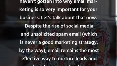 Why important email marketing