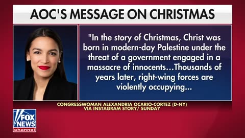 AOC's utterly idiotic and ignorant Christmas message