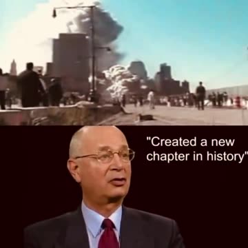 Klaus Schwabb in USA New York at 911 Twin Towers Attack - States New Trading Era