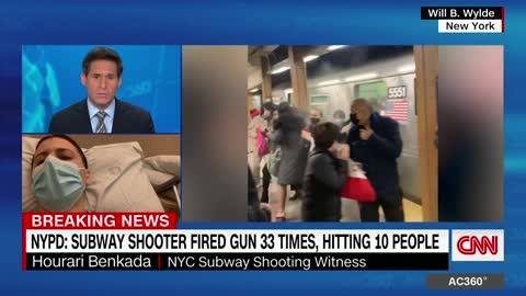'All you see was black smoke': NYC subway shooting survivor describes moment attack began