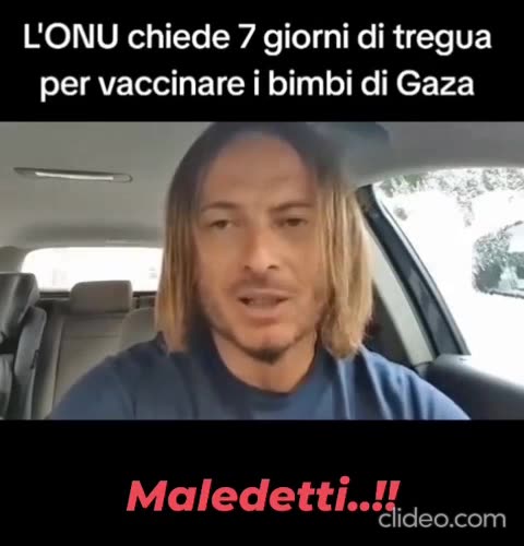 7 giorni di tregua per vaccinare i bimbi di Gaza...