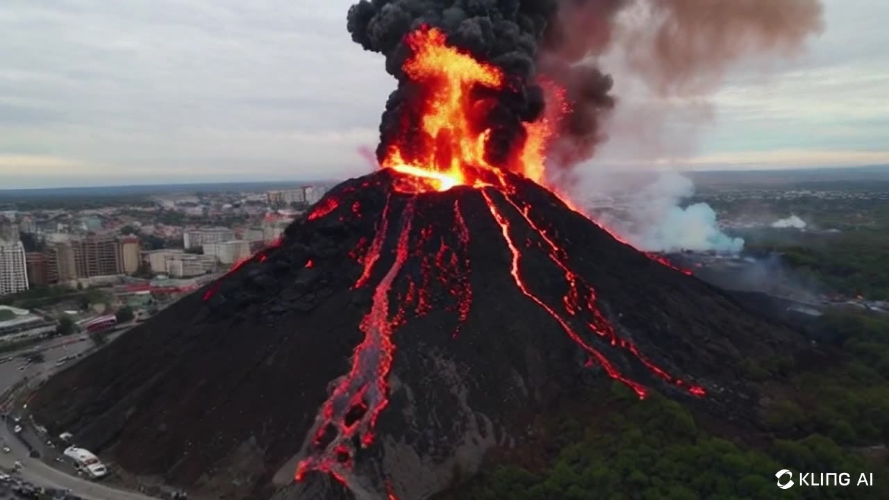 Volcanic erruption #science #viral, #volcano