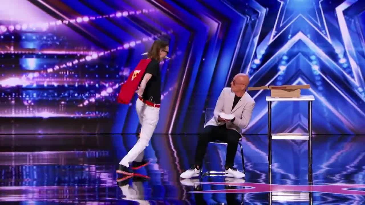 Pizza Man Nick Diesslin Delivers AMAZING Pizza Tricks - America's Got Talent.mp4