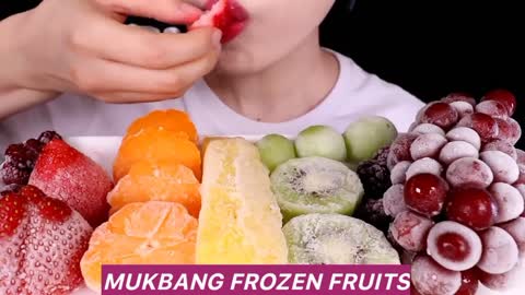 MUKBANG FROZEN FRUITS