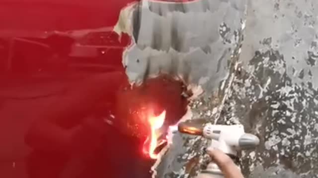 (satisfaction)Repairing cars with past accidents ( lexus Rc Restoration ) #shorts