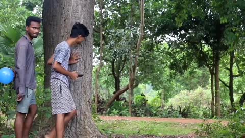 Odia Fake gunshot prank in public..gone wrong
