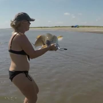 Incredible Bull Red Fishing At The Beach!