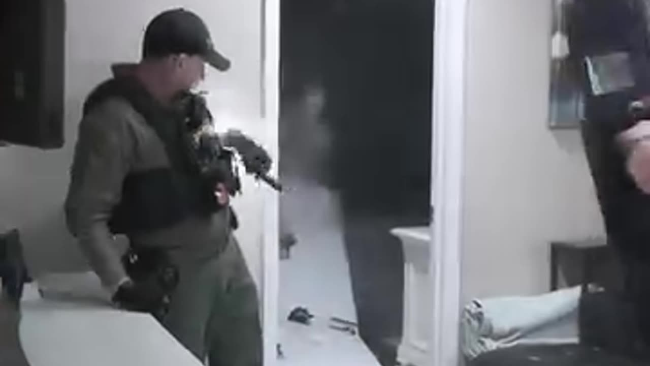 Home owner refuses to open the door