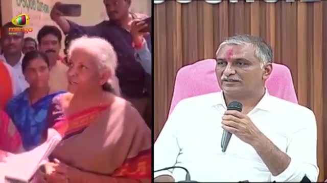 Counter And Recounter: Minister Harish Rao Vs Nirmala Sitharaman | Political News | Mango News