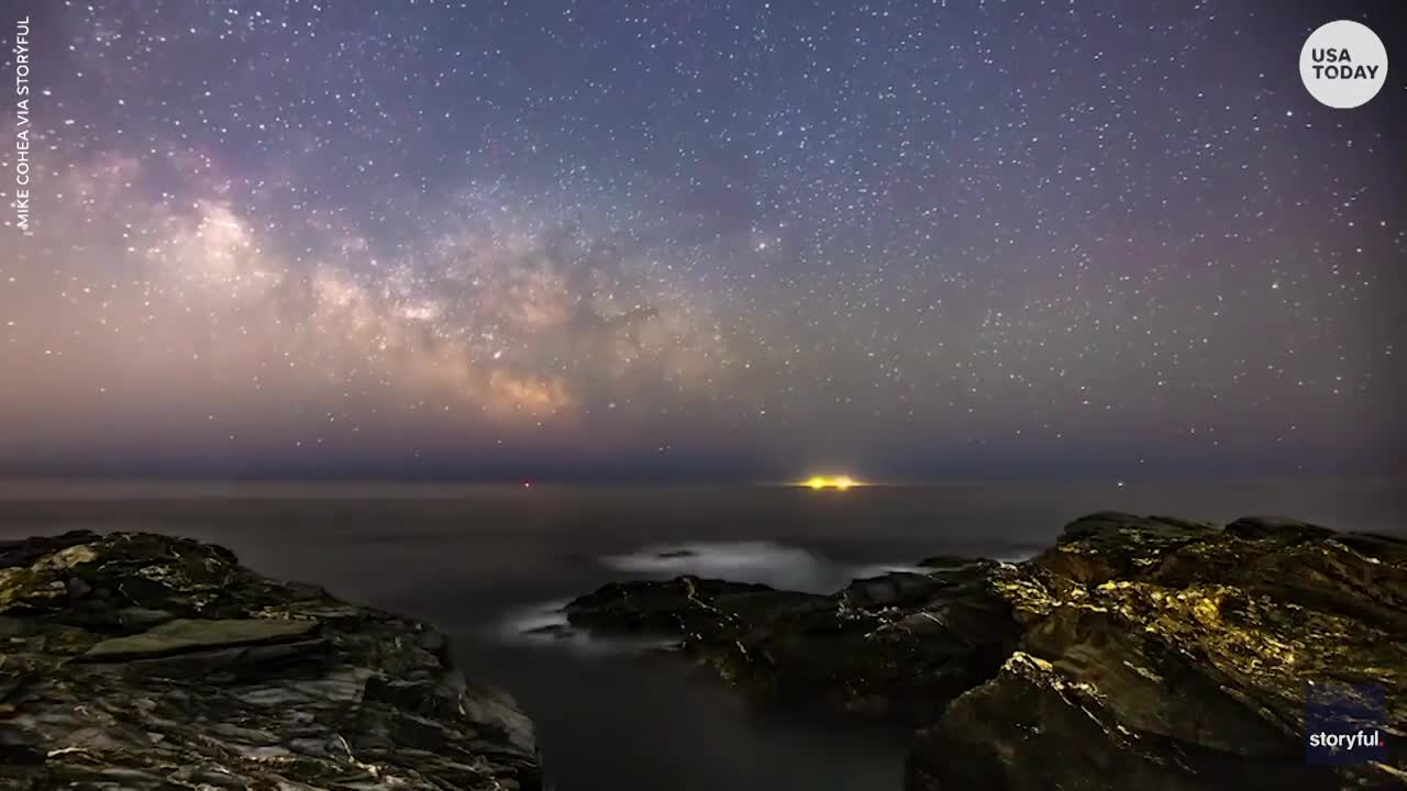 Watch the Milky Way rise over the Atlantic Ocean