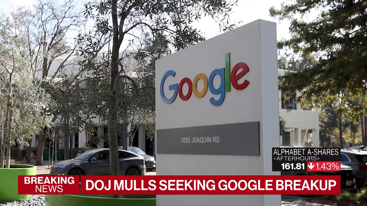 BREAKING: The DOJ Is Reportedly Considering Breaking Up Google After…