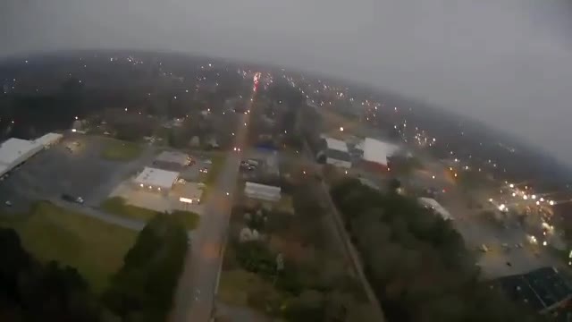 Drone footage of Cherryville NC