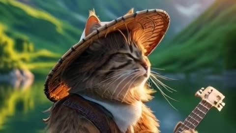My cat creates music