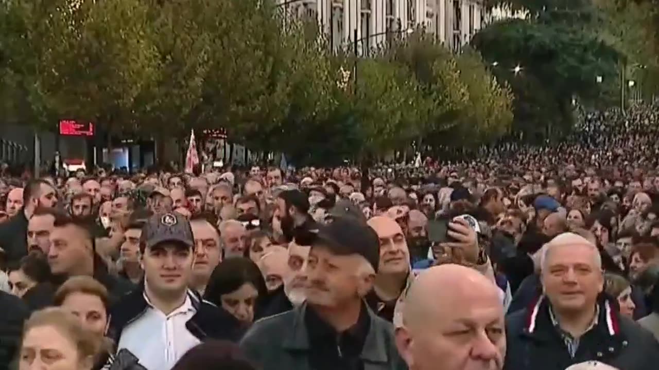 🇬🇪⚡ Georgia, Massive Anti-EU Demonstration