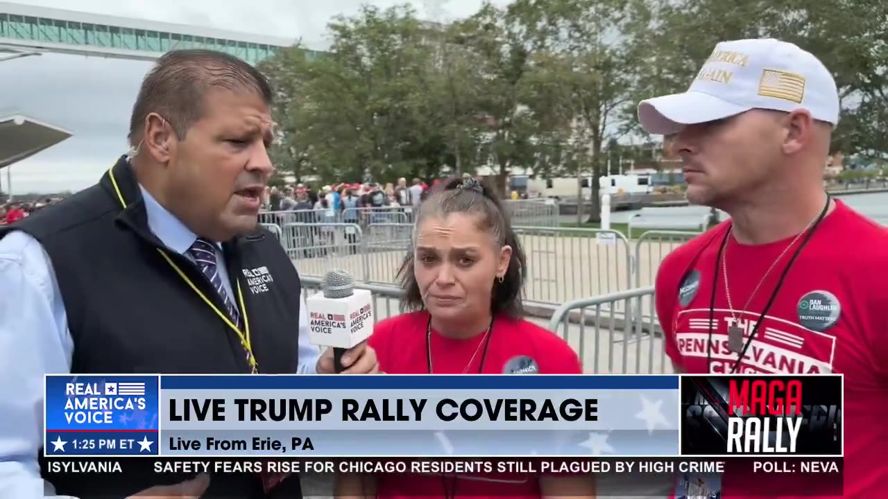 PENNSYLVANIA CHASE AT TRUMP RALLY