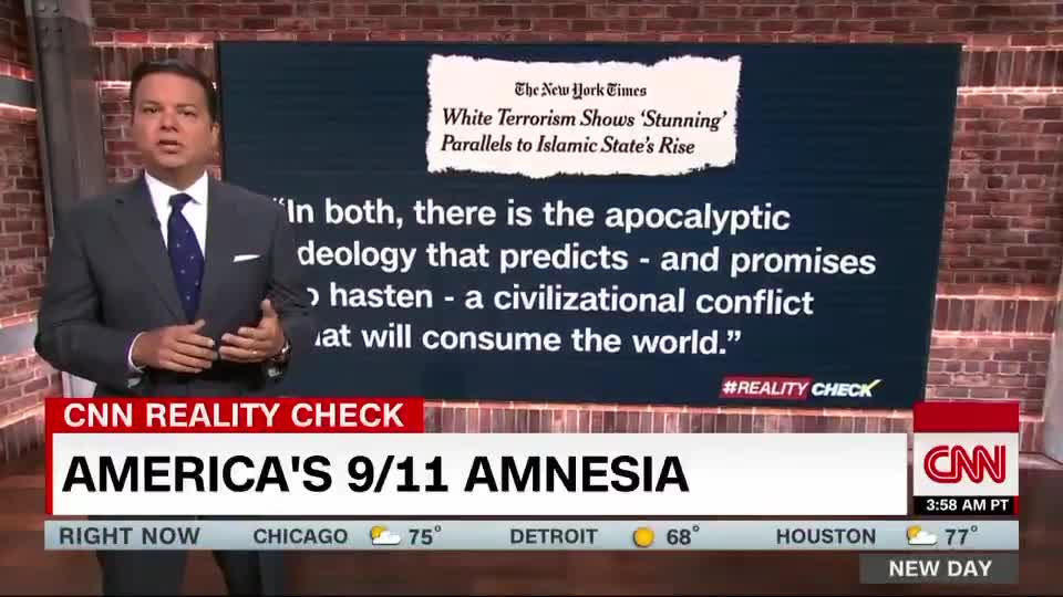 CNN claims right-wing terrorists are 'deadliest' on 9/11 anniversary