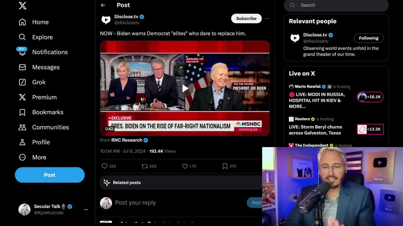 TSUNAMI Of Dems Say Biden Should Step Down _ The Kyle Kulinski Show