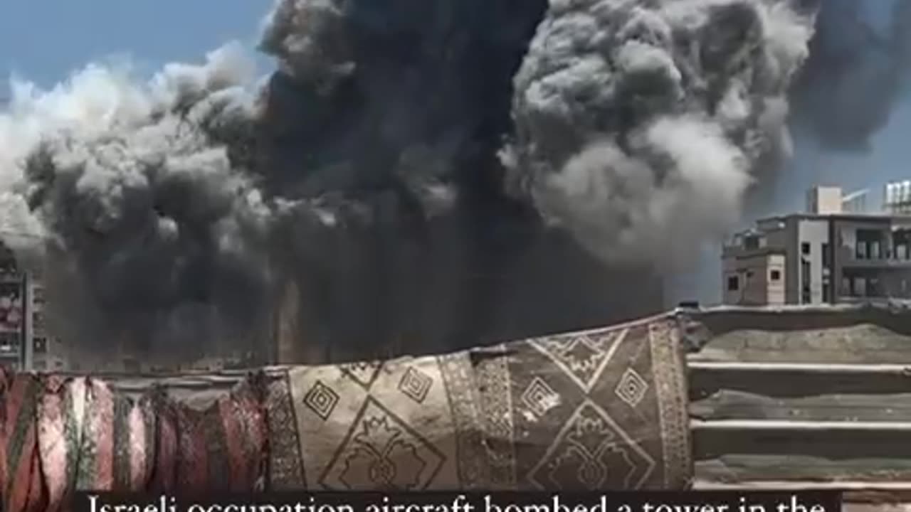 Documenting an attack in Nusirat.