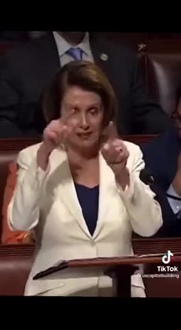 Pelosi taking her 1 minute to Speak foolishness