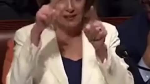 Pelosi taking her 1 minute to Speak foolishness