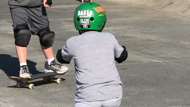 Sidewalk surfing