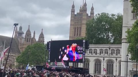 London, England: “Our message to Donald Trump, to the United States and...