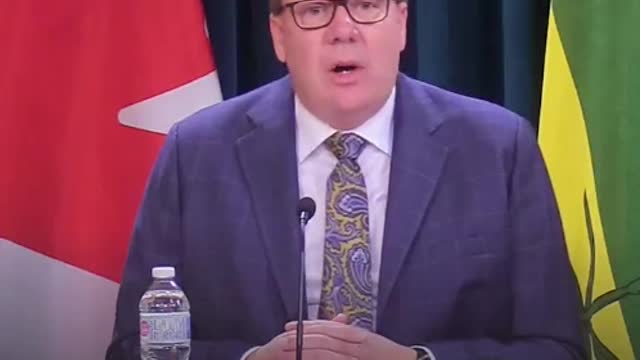 Premier Scott Moe of Saskatchewan "this is an infringement on the rights and freedoms of Canadian's"