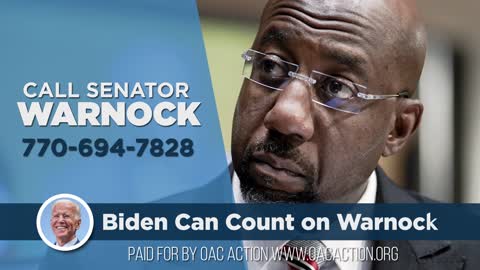 Biden Can Always Count on Warnock