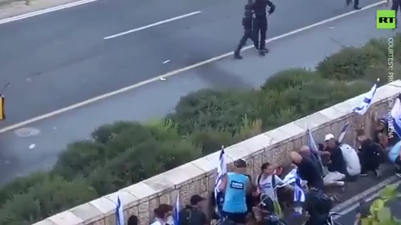 Protestors Blocking Road @ JFK Airport.