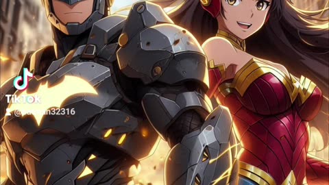 Justice League anime ai