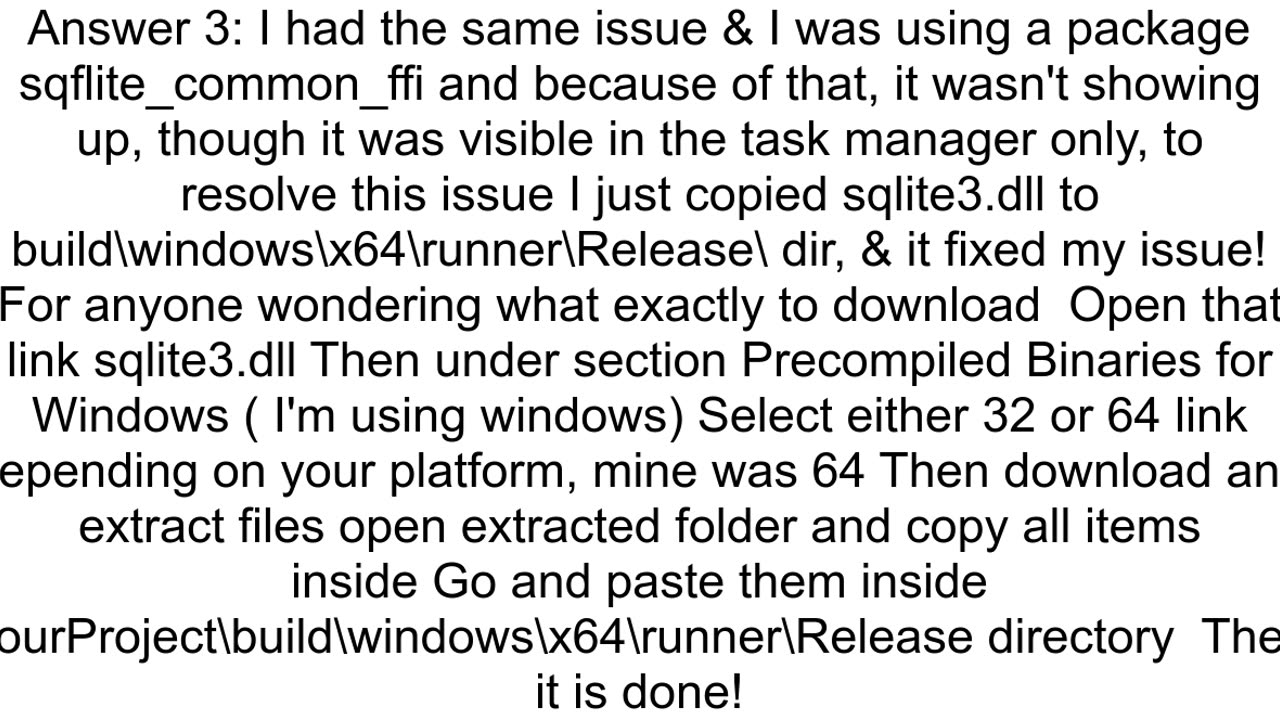 Flutter Windows App does not start in release mode
